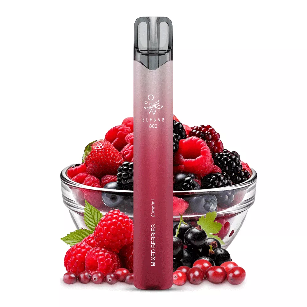 Elfbar 800 Einweg E-Zigarette - Mixed Berries - 20mg STEUERWARE C