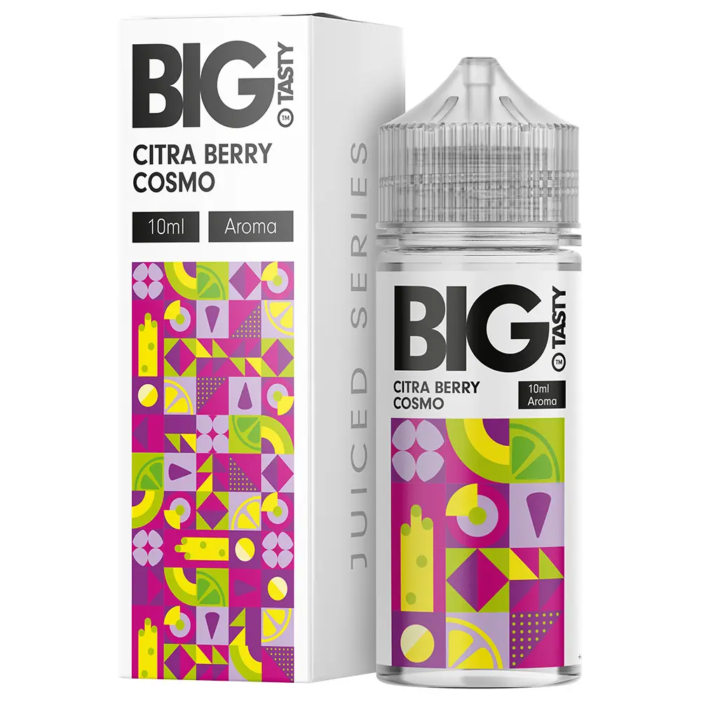 Big Tasty Aroma Longfill - Citra Berry Cosmo - 10ml in 120ml Flasche STEUERWARE