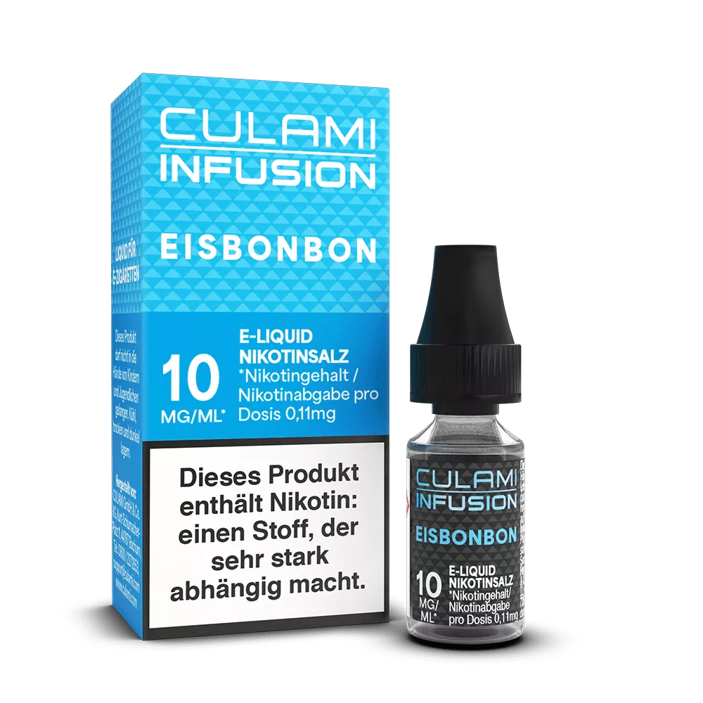 Culami Infusion Nikotinsalz - Eisbonbon - Liquid 10mg 10ml STEUERWARE