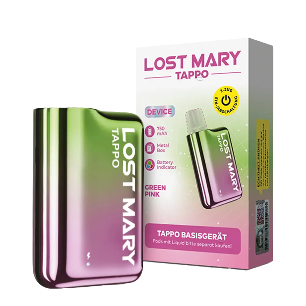 Lost Mary Tappo Gerät Green Pink