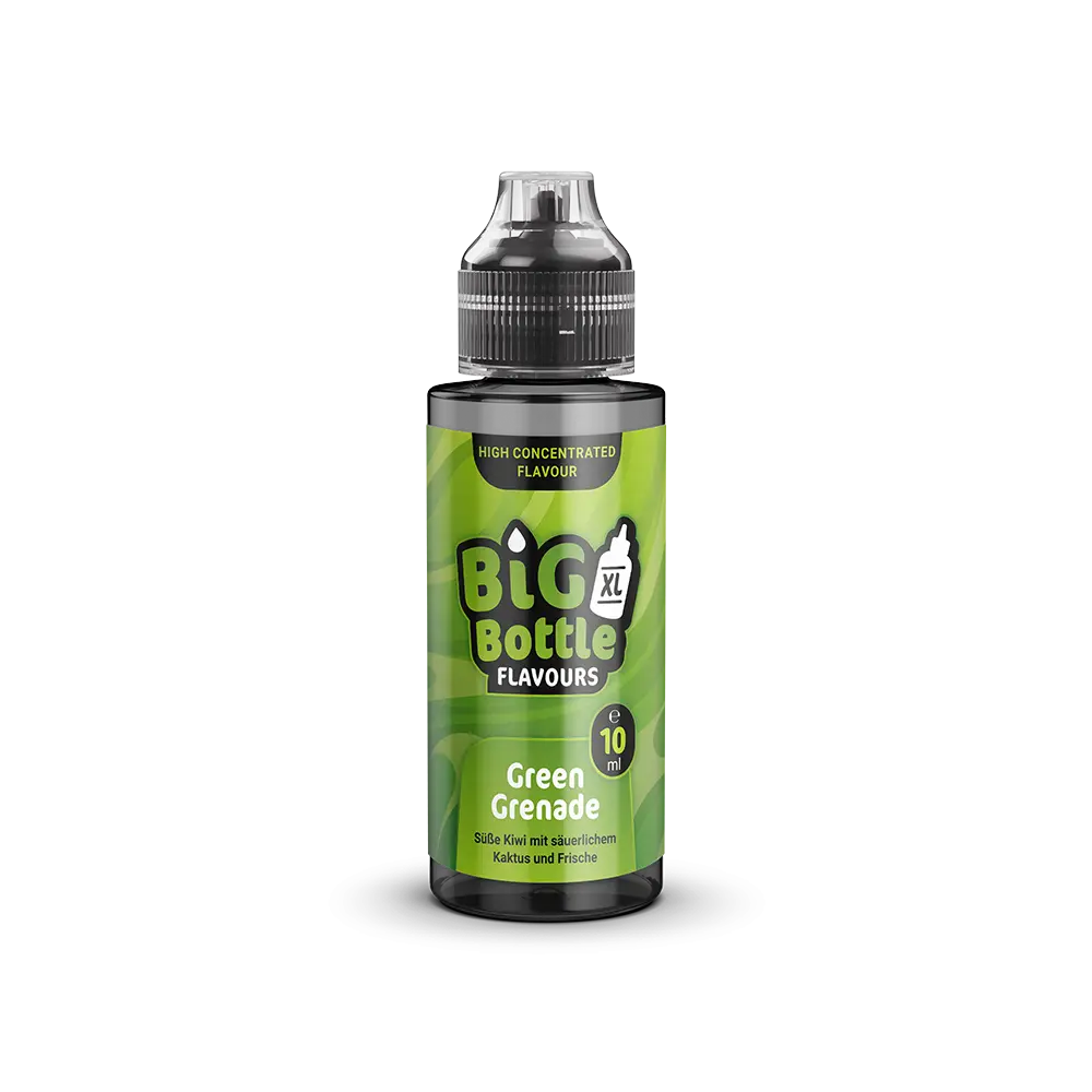 Big Bottle Flavours Aroma - Green Grenade - 10ml in 120ml Flasche STEUERWARE