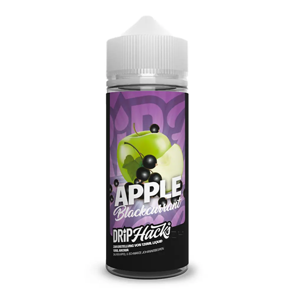 Drip Hacks Apple Blackcurrant 10ml in 120ml Flasche STEUERWARE