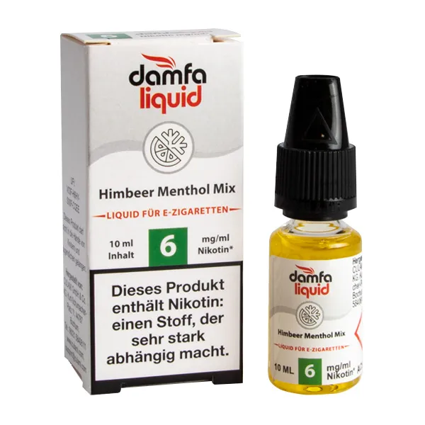 damfaliquid Himbeer Menthol Mix 6mg STEUERWARE