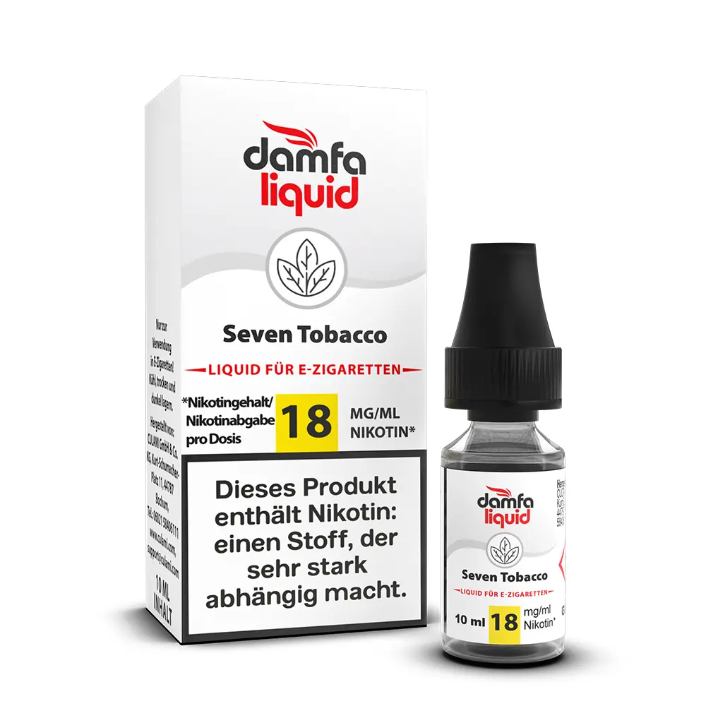 damfaliquid Seven Tabacco 18mg 10ml STEUERWARE