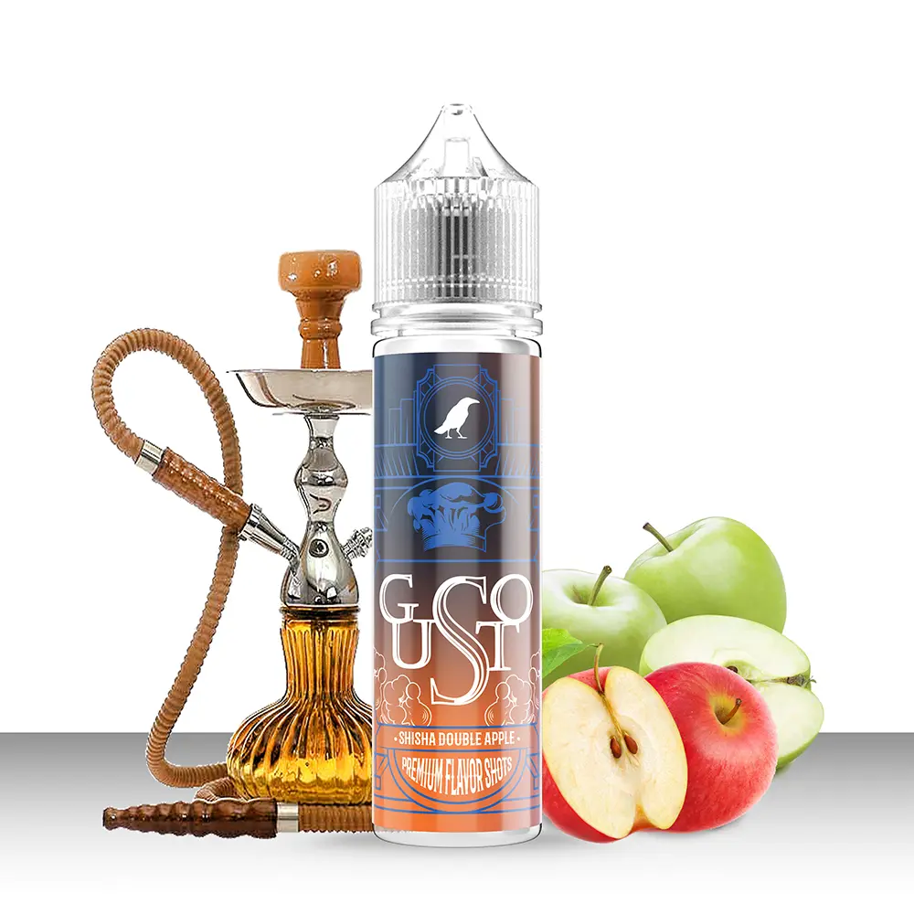 Omerta Aroma Longfill - Gusto Shisha Double Apple - 10ml Aroma in 60ml Flasche STEUERWARE