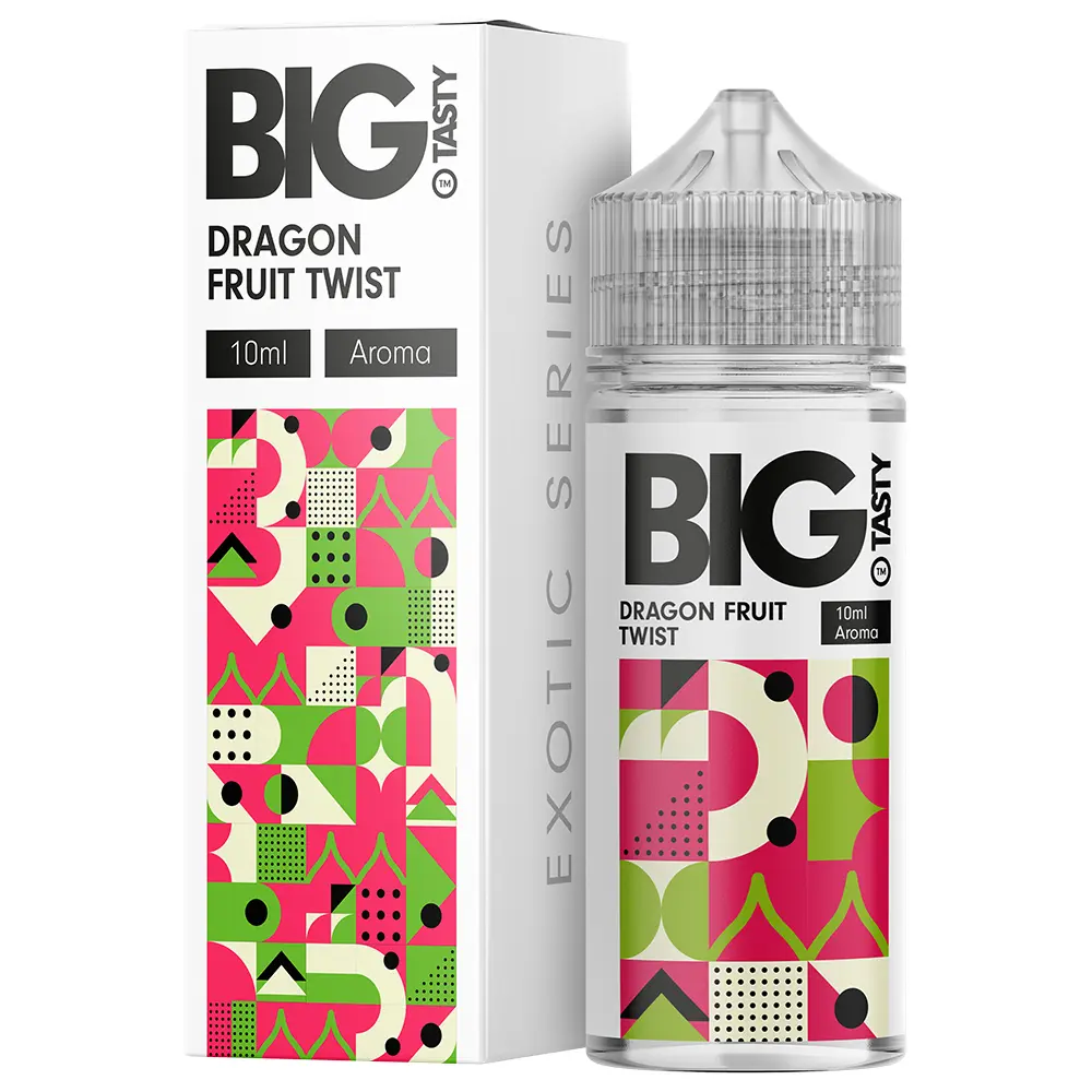 Big Tasty Aroma Longfill - Dragon Fruit Twist - 10ml in 120ml Flasche STEUERWARE