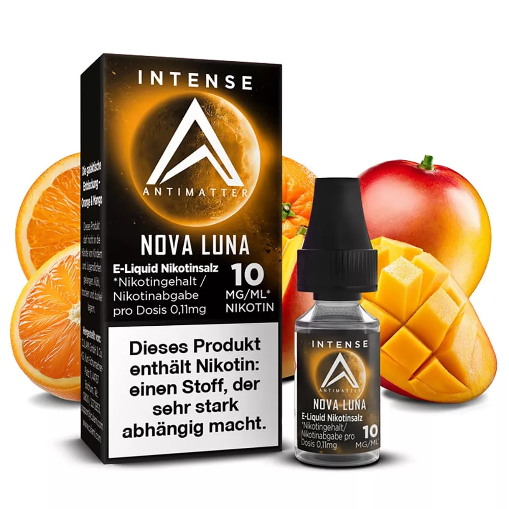 Antimatter Intense Nikotinsalz - Nova Luna - 10mg 10ml Liquid STEUERWARE