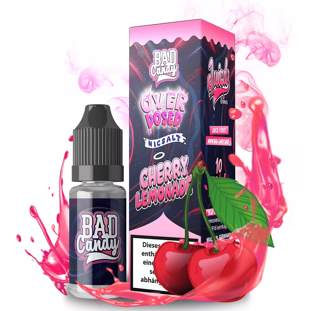 Bad Candy Nikotinsalz - Cherry Lemonade - Overdosed 10ml Liquid 10mg STEUERWARE