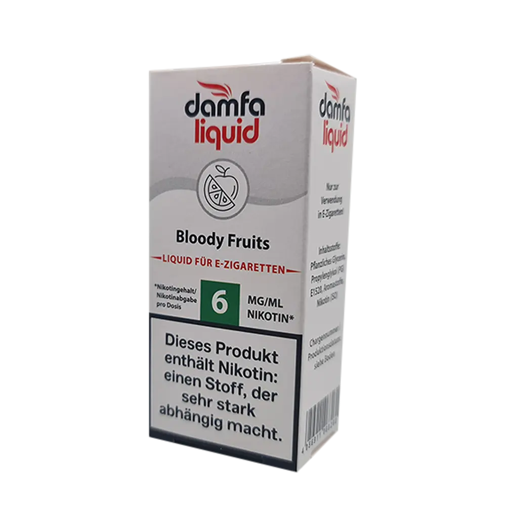 damfaliquid Bloody Fruits 6 mg 10ml STEUERWARE