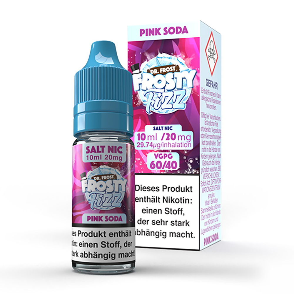 Dr. Frost Nikotinsalz - Frosty Fizz Pink Soda - Liquid 20mg 10ml STEUERWARE