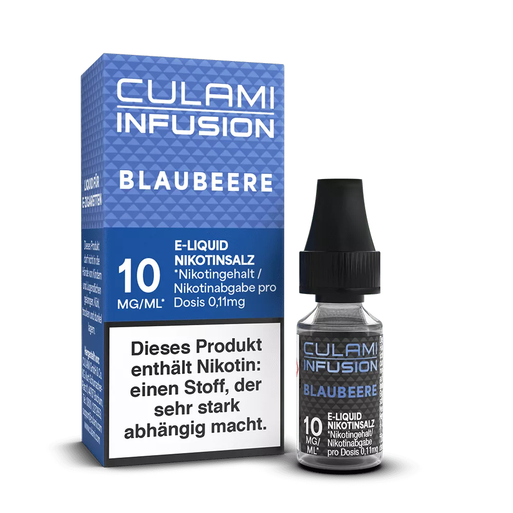 Culami Infusion Nikotinsalz - Blaubeere - Liquid 10mg 10ml STEUERWARE