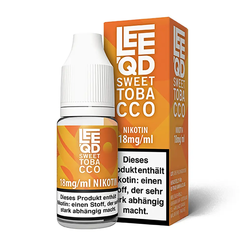 LEEQD Tabak Sweet Tobacco 10ml 18mg Liquid STEUERWARE