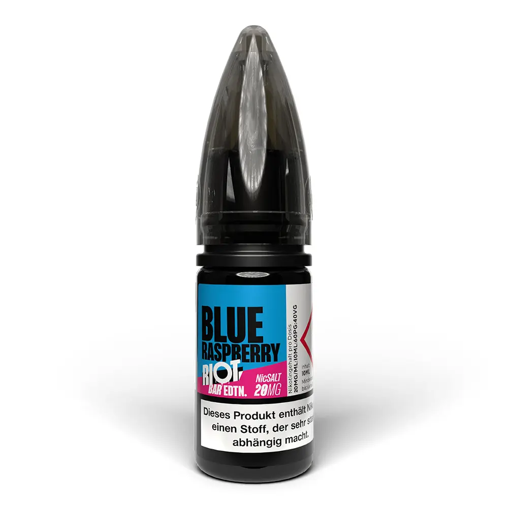 Riot Squad Nikotinsalz - Blue Raspberry - Liquid 20mg 10ml STEUERWARE