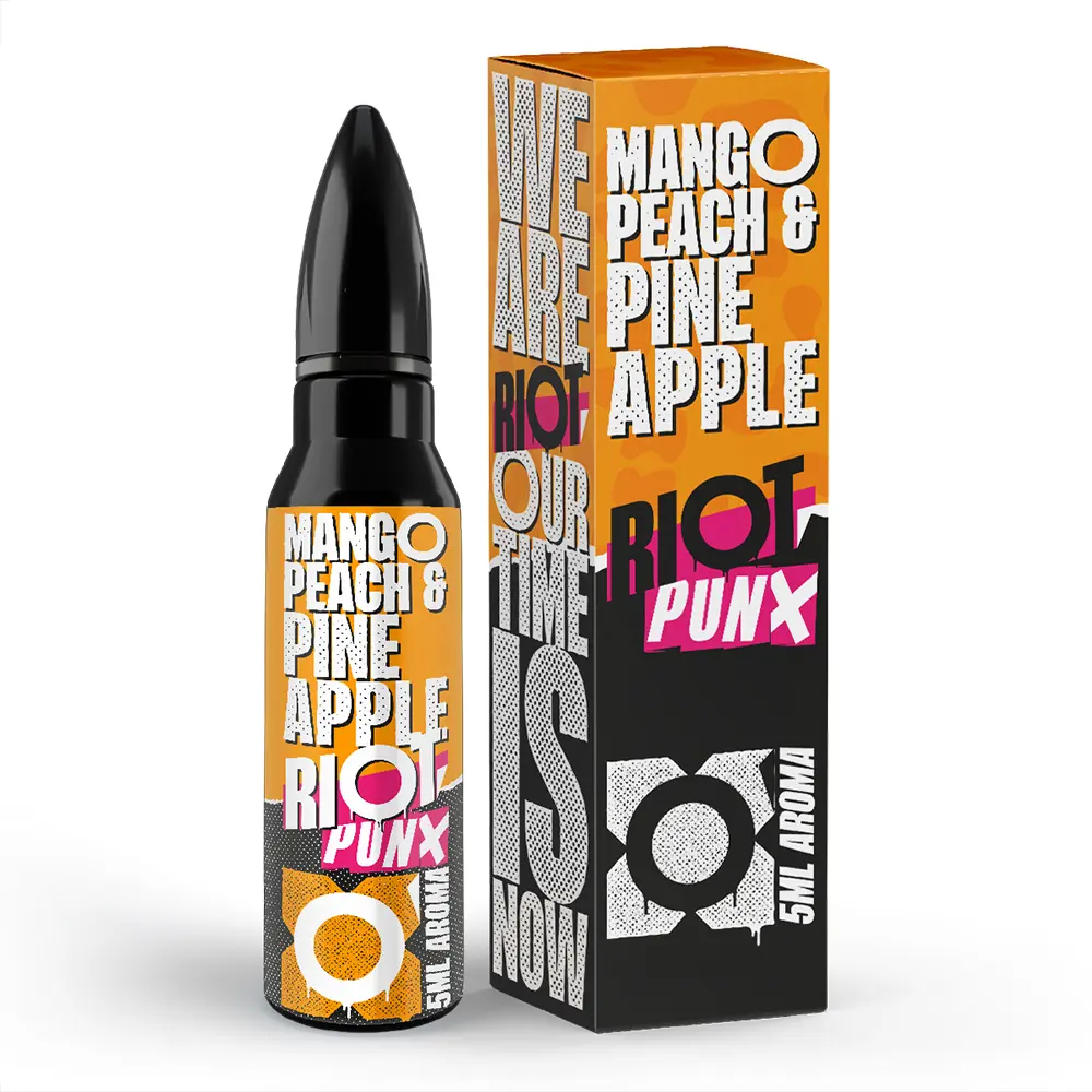 Riot Squad Aroma Longfill - Mango, Peach & Pineapple - 5ml in 60ml Flasche STEUERWARE