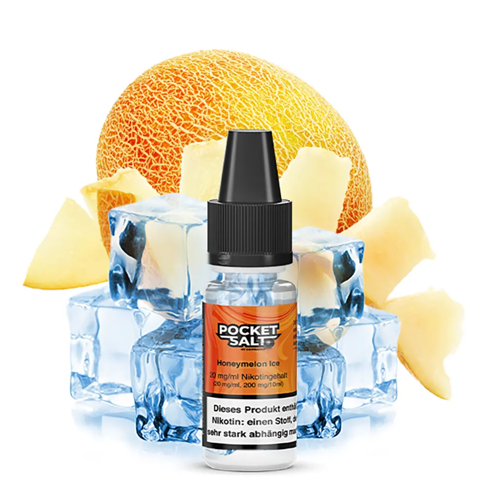 Pocket Salt Nikotinsalz - Honeymelon Ice - 10ml Liquid 20mg STEUERWARE