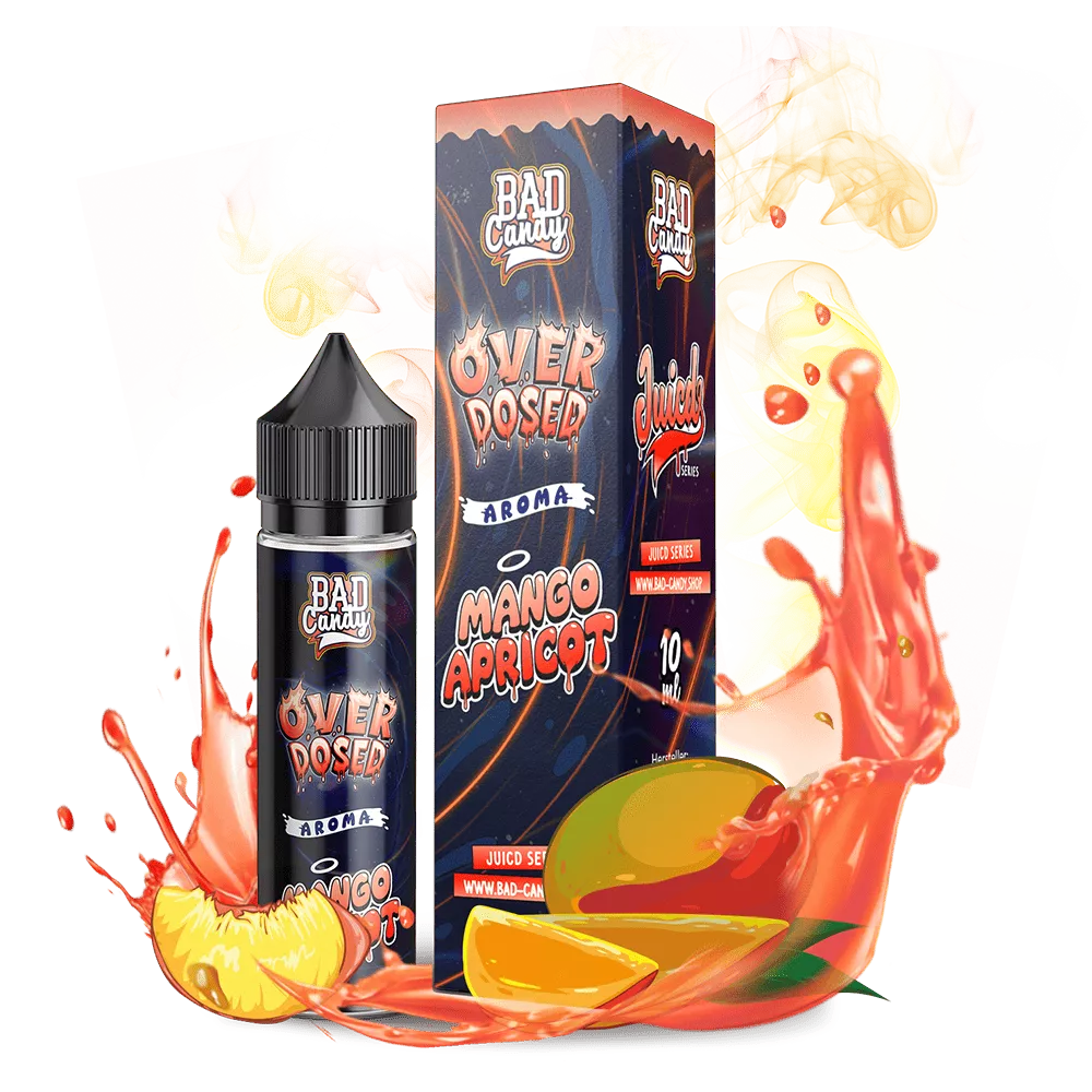 Bad Candy Longfill - Mango Apricot - Overdosed 10ml Aroma in 60 ml Flasche STEUERWARE