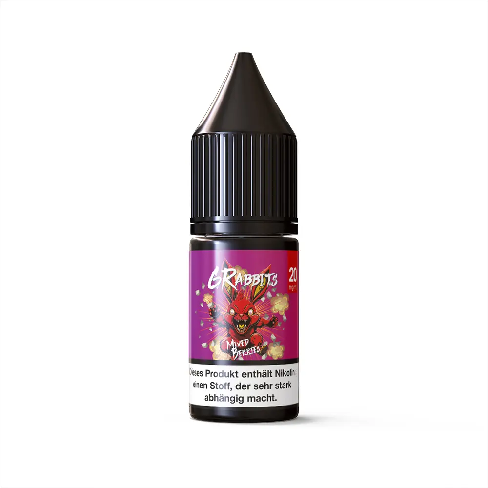 6Rabbits Nikotinsalz - Mixed Berries - 20mg Liquid 10ml STEUERWARE