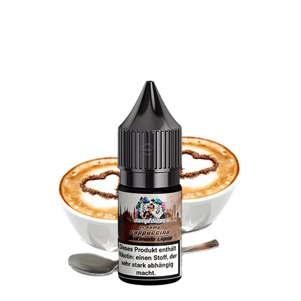 Dampfdidas Nikotinsalz - Creamy Cappuccino - 10ml Liquid 20mg STEUERWARE