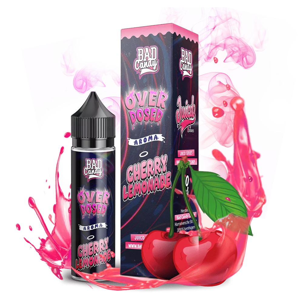 Bad Candy Longfill - Cherry Lemonade - Overdosed 10ml Aroma in 60 ml Flasche STEUERWARE