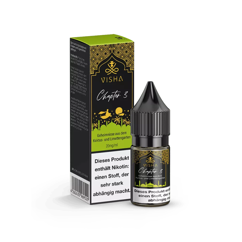 VISHA Nikotinsalz - Chapter 3 - 10ml Liquid 20mg STEUERWARE