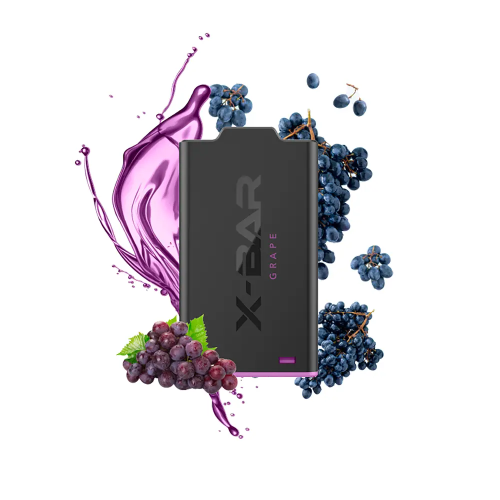 X-Bar - X-Shisha Pod - Grape - 7ml 0mg STEUERWARE