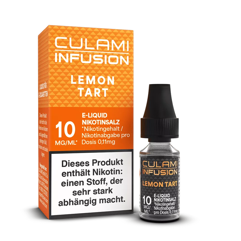 Culami Infusion Nikotinsalz - Lemon Tart - Liquid 10mg 10ml STEUERWARE