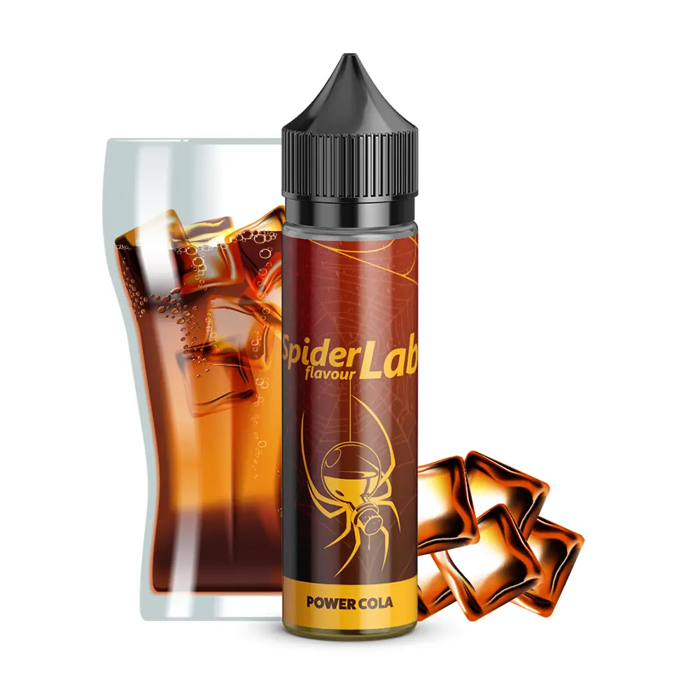 Spider Lab Aroma - Power Cola - 8ml Aroma in 60ml Flasche STEUERWARE