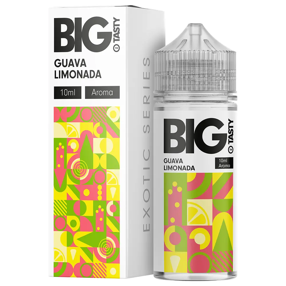 Big Tasty Aroma Longfill - Guava Limonada - 10ml in 120ml Flasche STEUERWARE