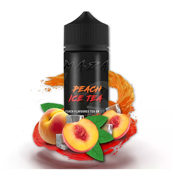 MaZa Peach Ice Tea 10ml Aroma in 120ml Flasche STEUERWARE