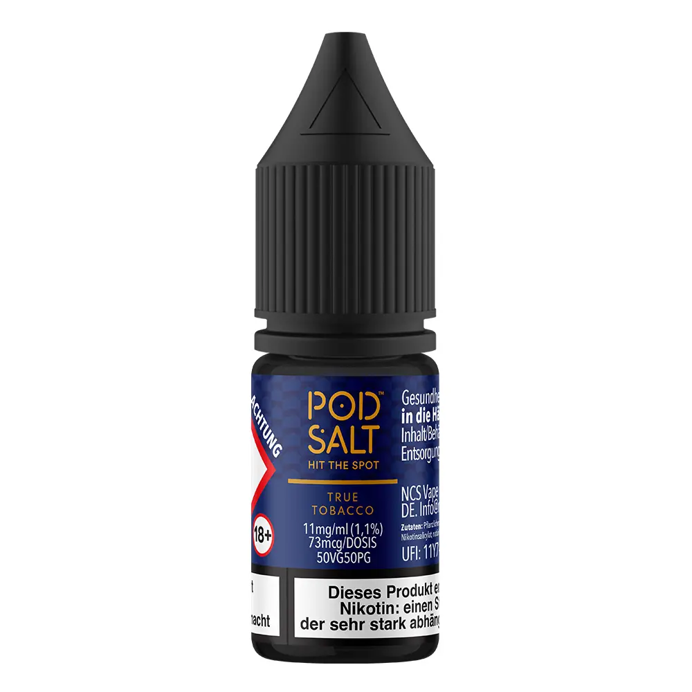 Pod Salt Origin Nikotinsalz - True Tobacco - Liquid 11mg 10ml STEUERWARE