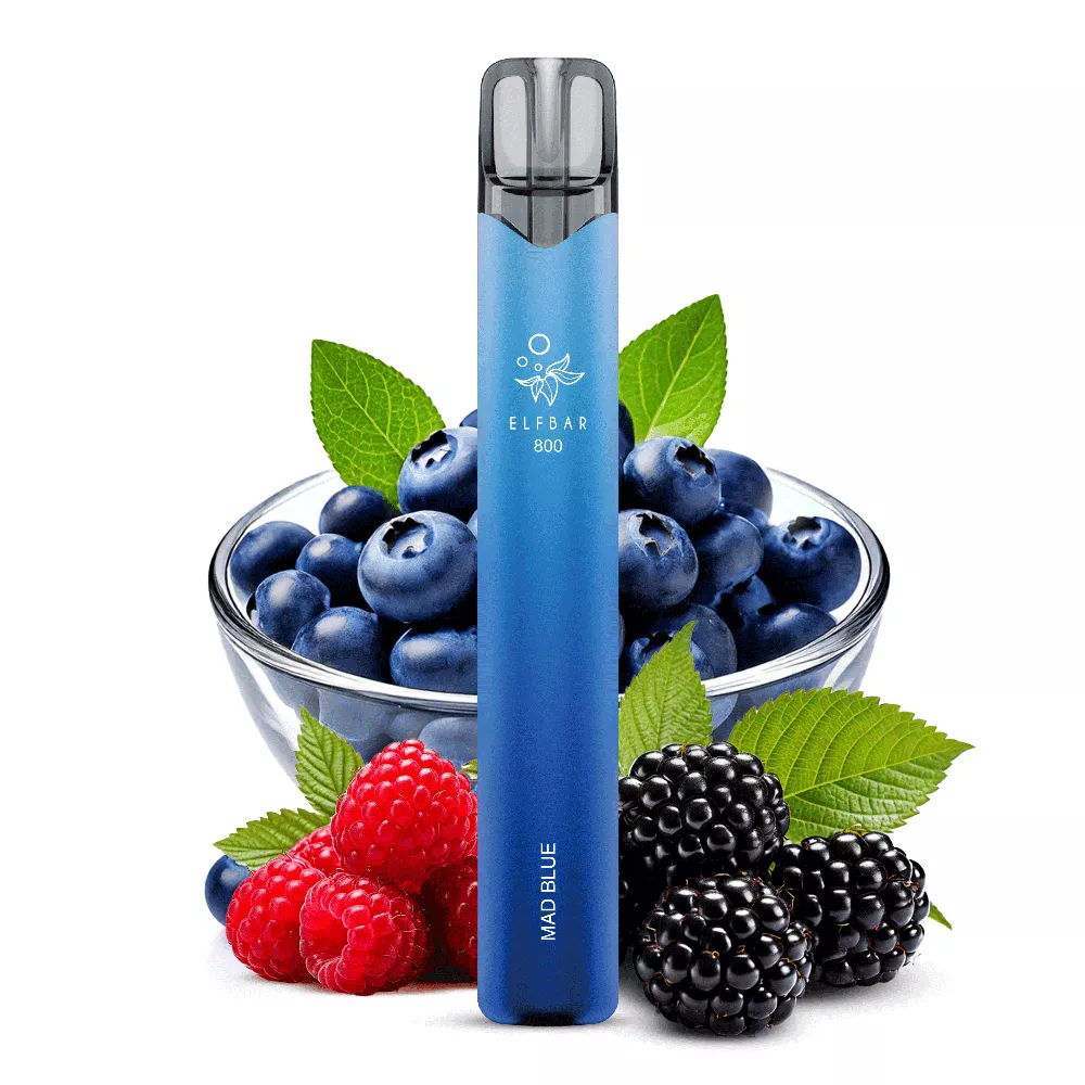 Elfbar 800 Einweg E-Zigarette - Mad Blue - 20mg STEUERWARE C