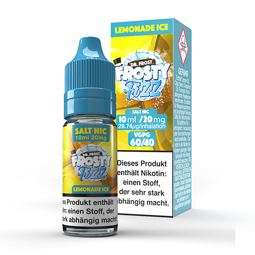 Dr. Frost Nikotinsalz - Frosty Fizz Lemonade - Liquid 20mg 10ml STEUERWARE