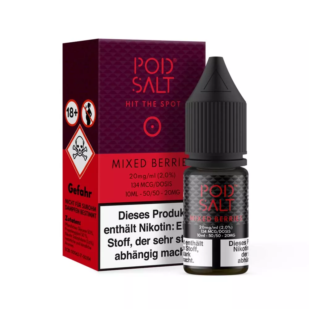 Pod Salt Core Mixed Berries 10ml - 20mg/ml