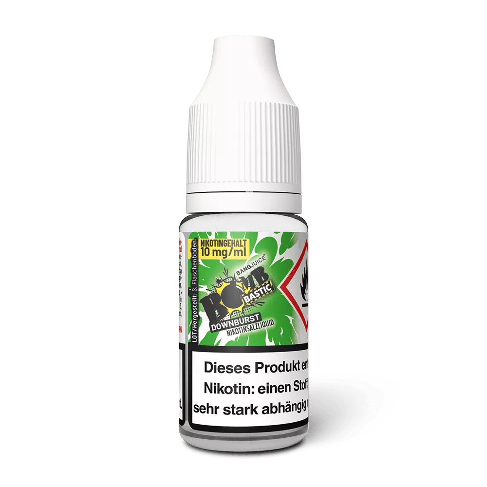 Bang Juice Bomb Bastic Nikotinsalz - Downburst - 10mg 10ml STEUERWARE