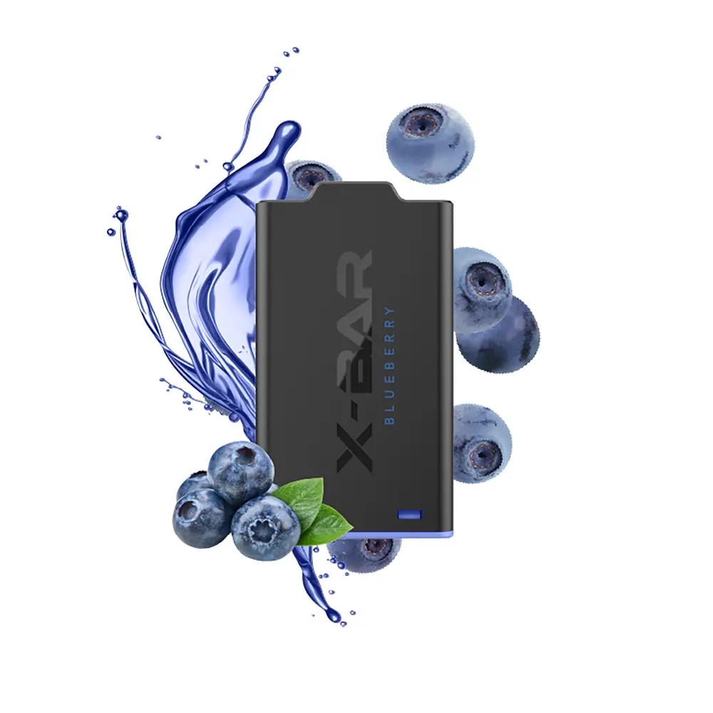 X-Bar - X-Shisha Pod - Blueberry - 7ml 0mg STEUERWARE
