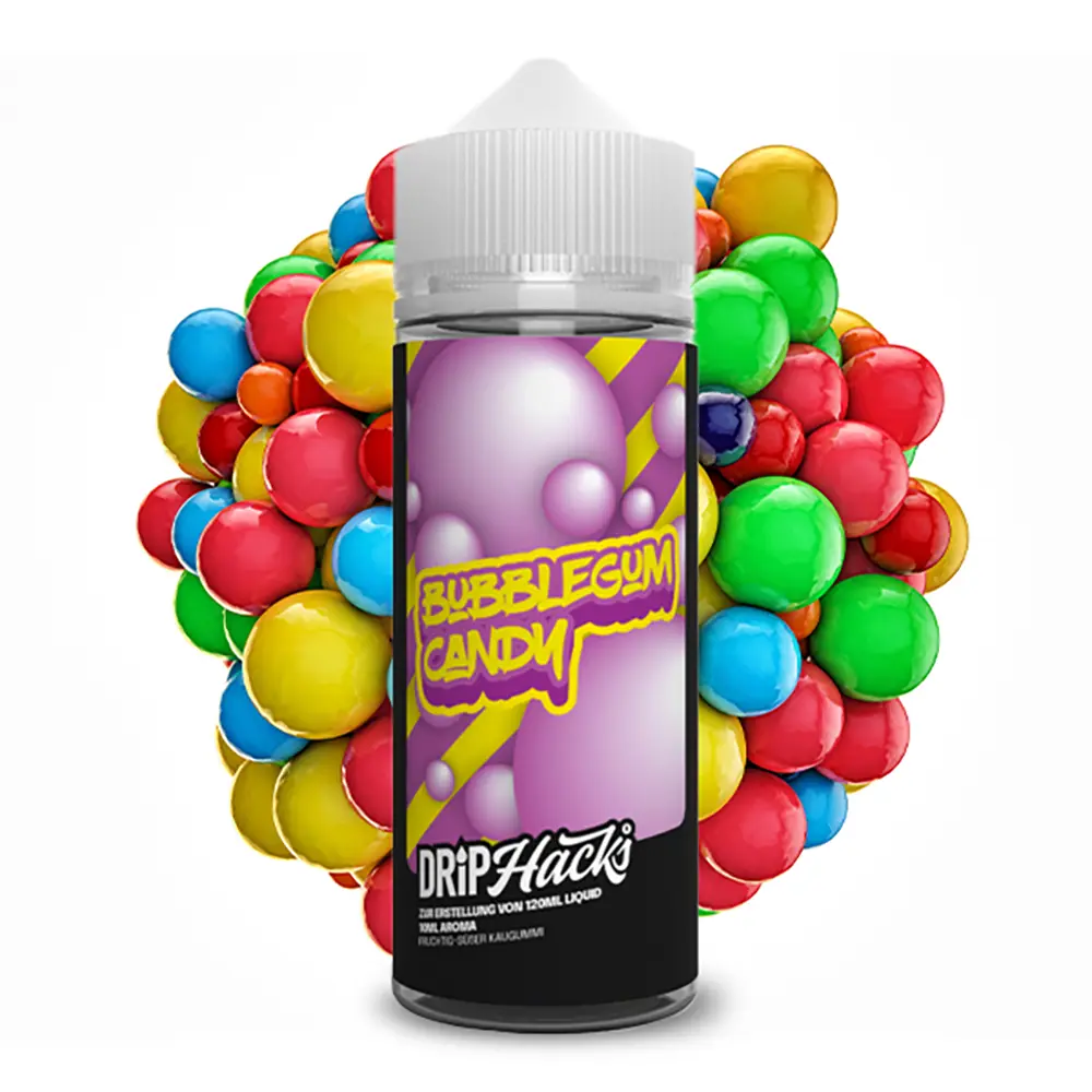 Drip Hacks Bubblegum Candy 10ml in 120ml Flasche STEUERWARE