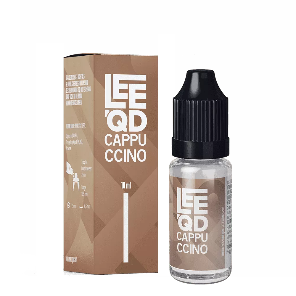 LEEQD Liquid - Crazy Cappuccino - 0mg 10ml STEUERWARE