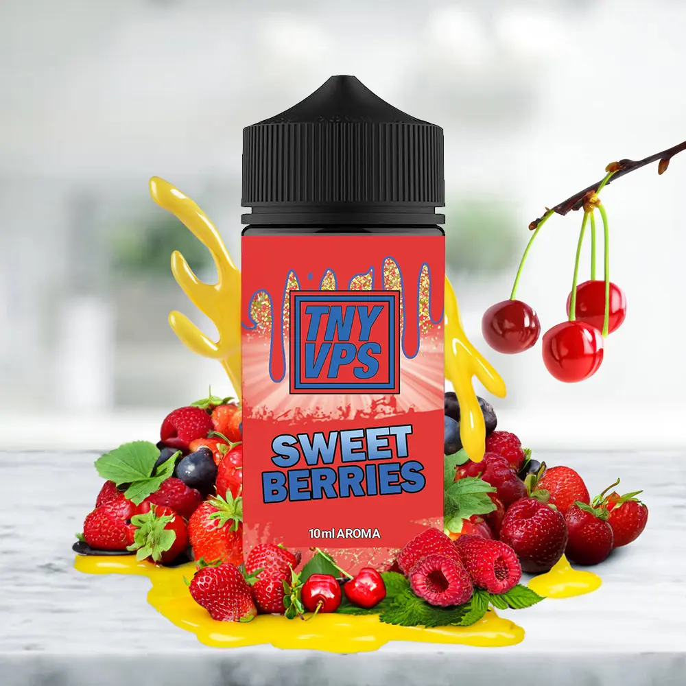 Tony Vapes Aroma Longfill - Sweet Berries - 10ml in 100ml Flasche STEUERWARE