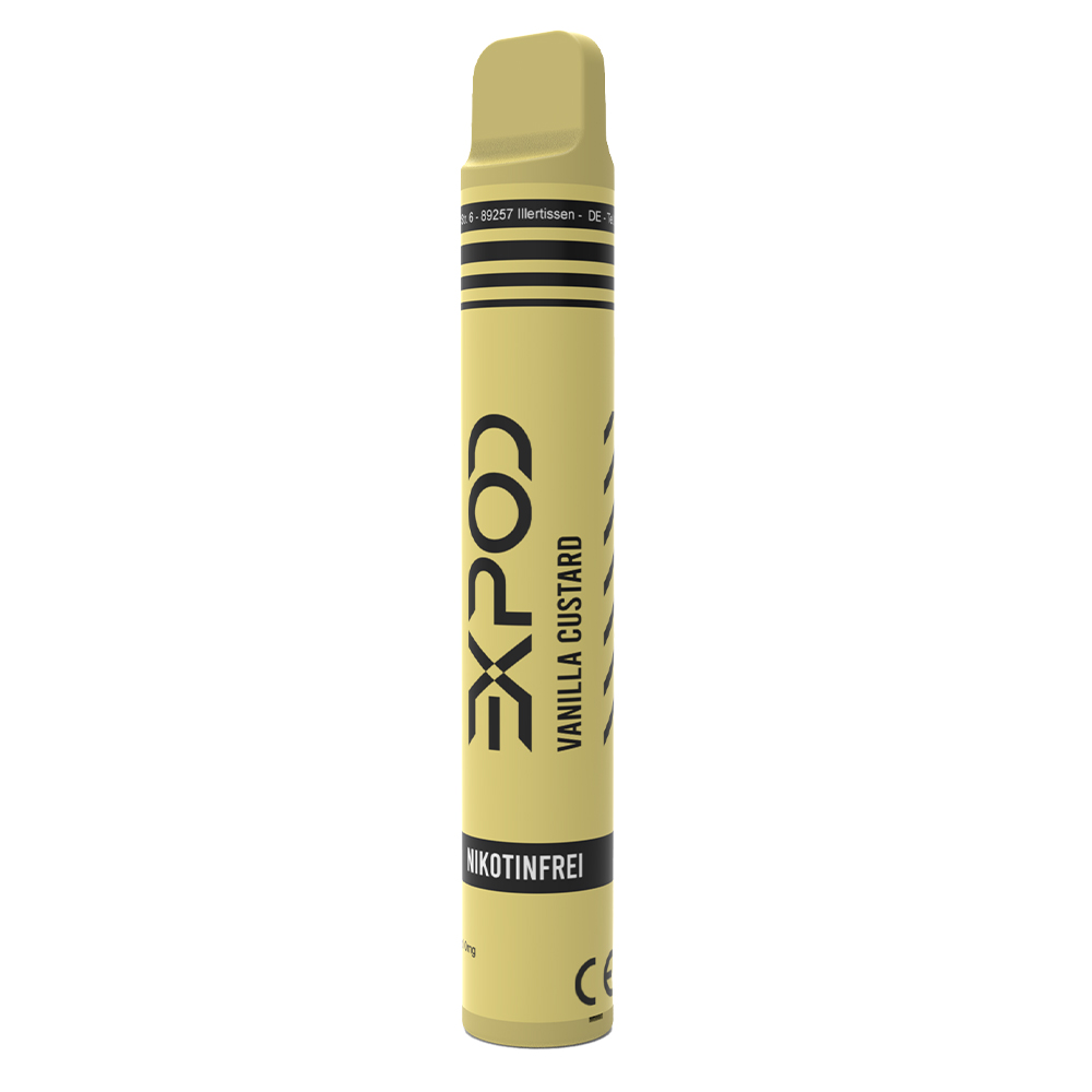 EXPOD Vanilla Custard Einweg E-Zigarette 0mg STEUERWARE