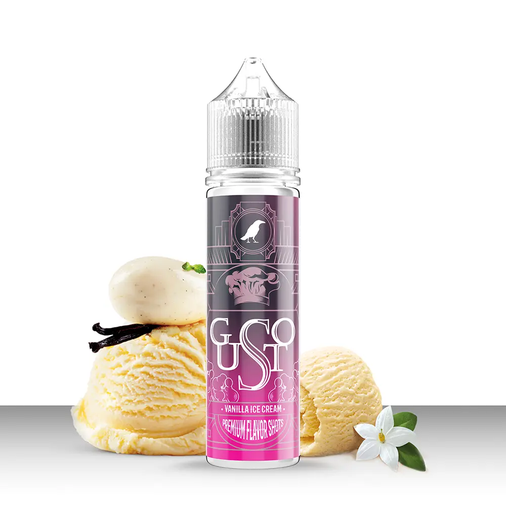 Omerta Aroma Longfill - Gusto Vanilla Ice Cream - 10ml Aroma in 60ml Flasche STEUERWARE