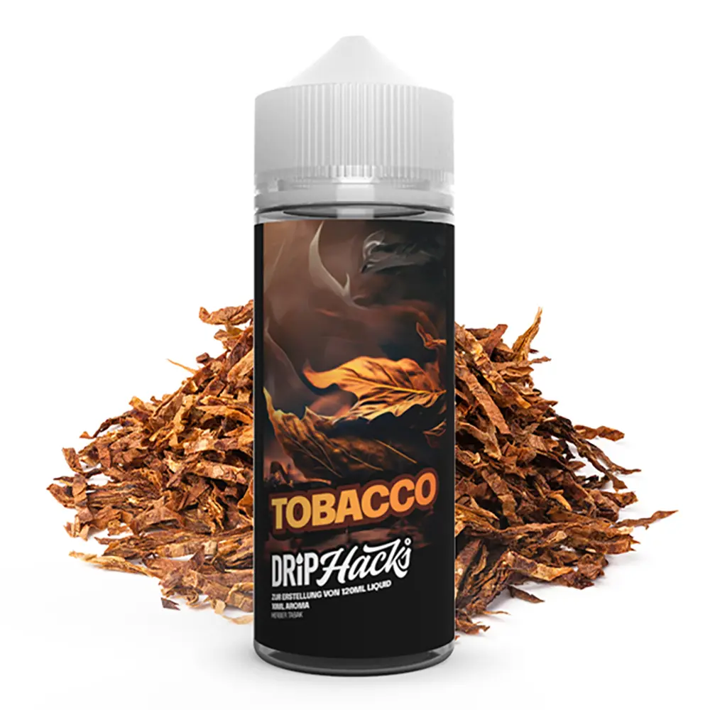Drip Hacks Longfill - Tobacco - 10ml Aroma in 120ml Flasche STEUERWARE