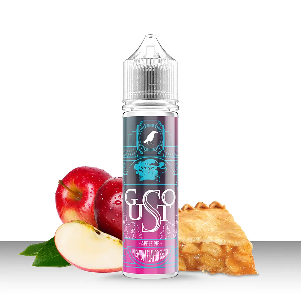Omerta Longfill - Gusto Apple Pie - 10ml Aroma in 60ml Flasche STEUERWARE
