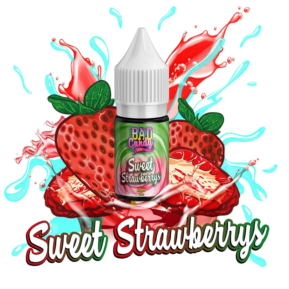 Bad Candy - Sweet Strawberry - Aroma 10ml STEUERWARE