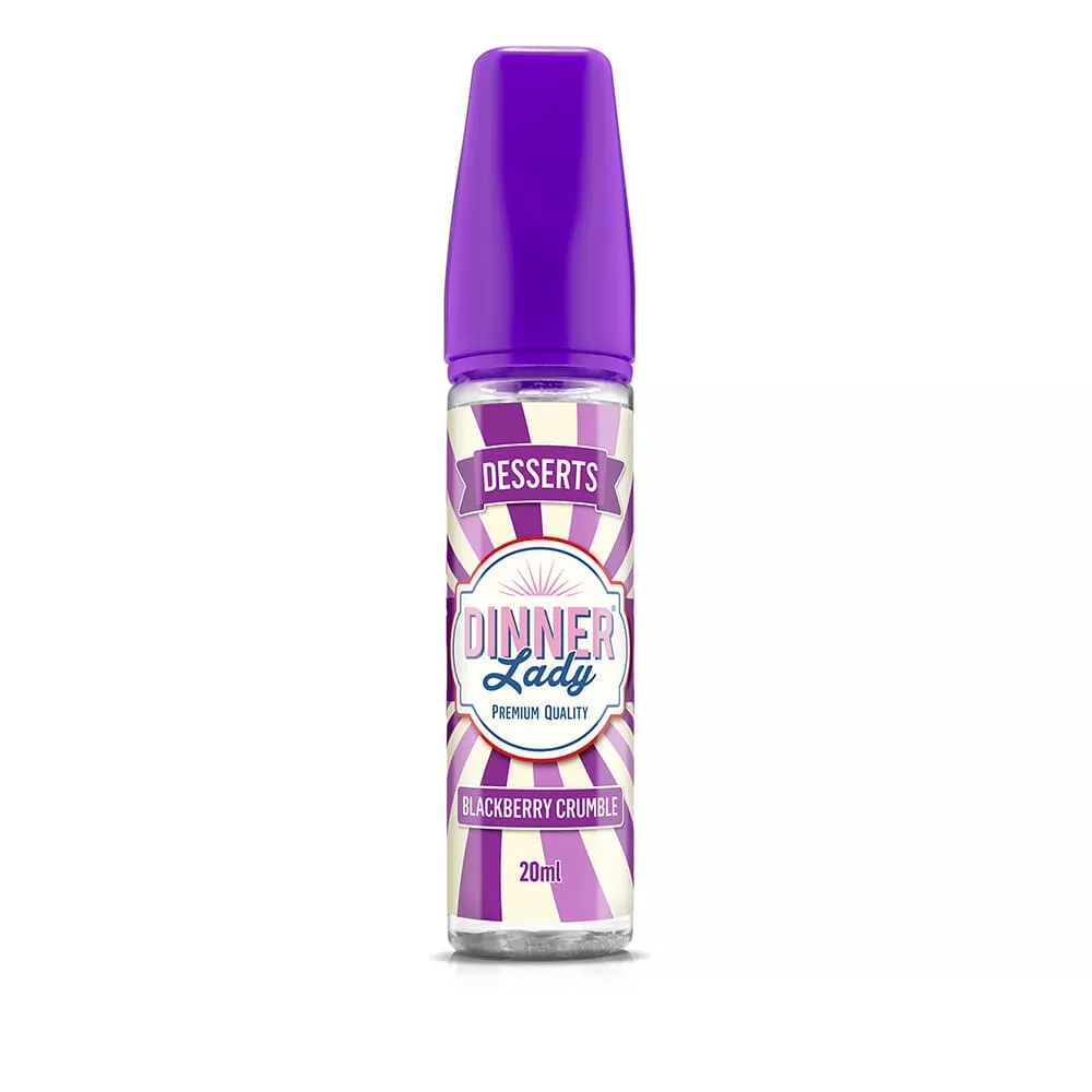 Dinner Lady Aroma Longfill - Blackberry Crumble - 20ml in 60ml Flasche STEUERWARE