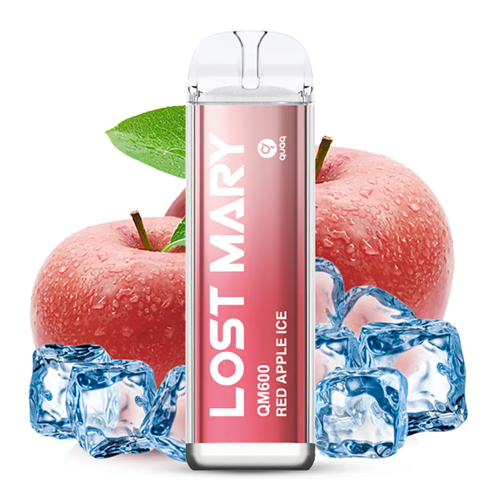 Lost Mary QM600 CP Red Apple Ice 20mg Einweg E-Zigarette STEUERWARE