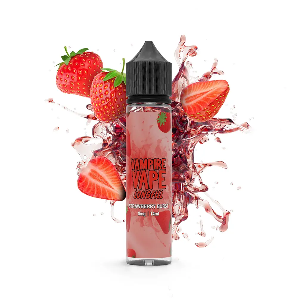 Vampire Vape Aroma Longfill - Strawberry Burst - 14ml in 60ml Flasche STEUERWARE