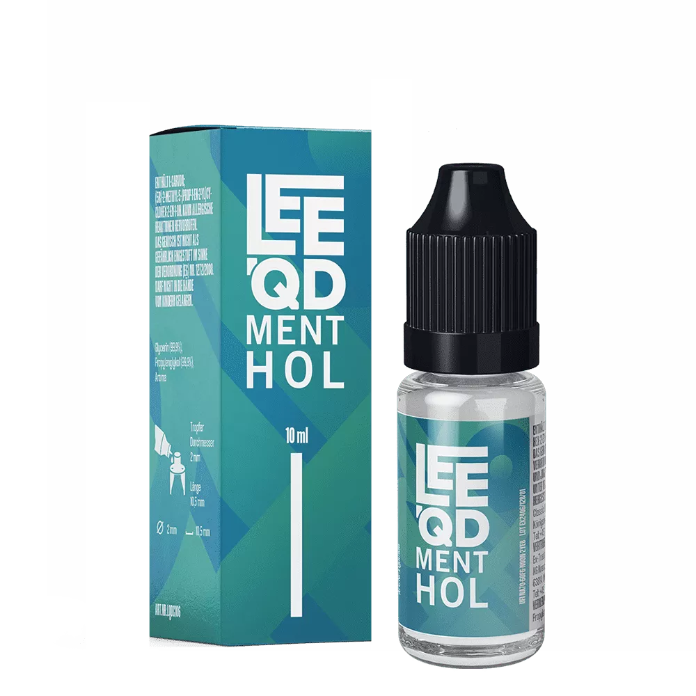 LEEQD Liquid - Fresh Menthol - 0mg 10ml STEUERWARE