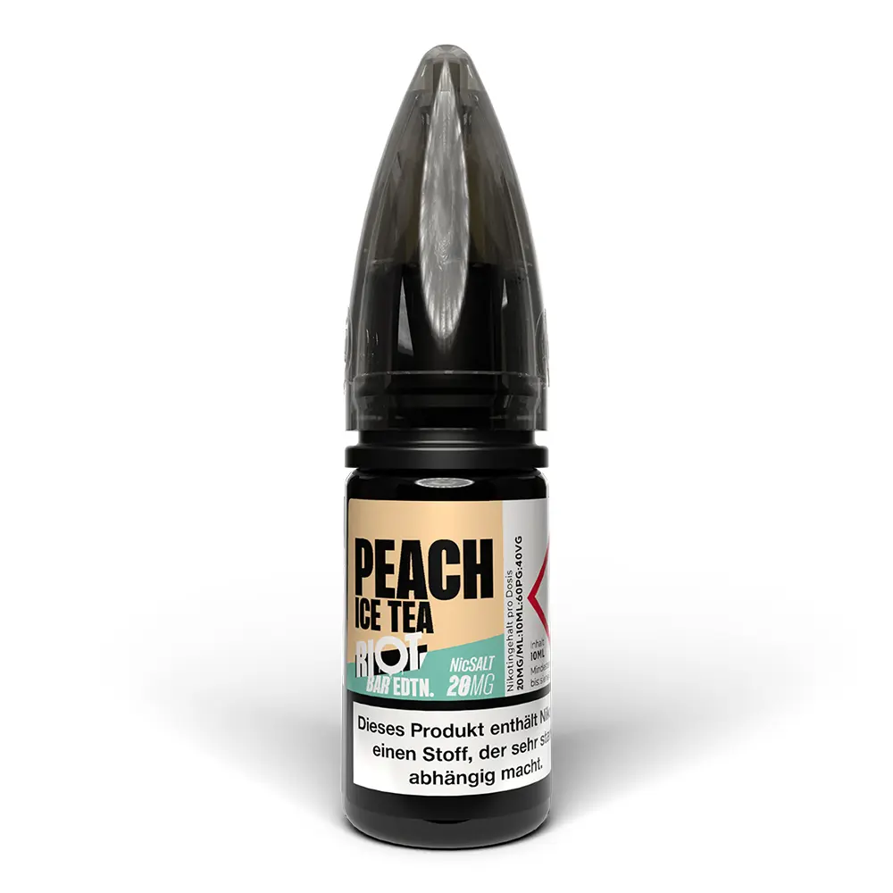 Riot Squad Nikotinsalz - Peach Ice Tea - Liquid 20mg 10ml STEUERWARE C