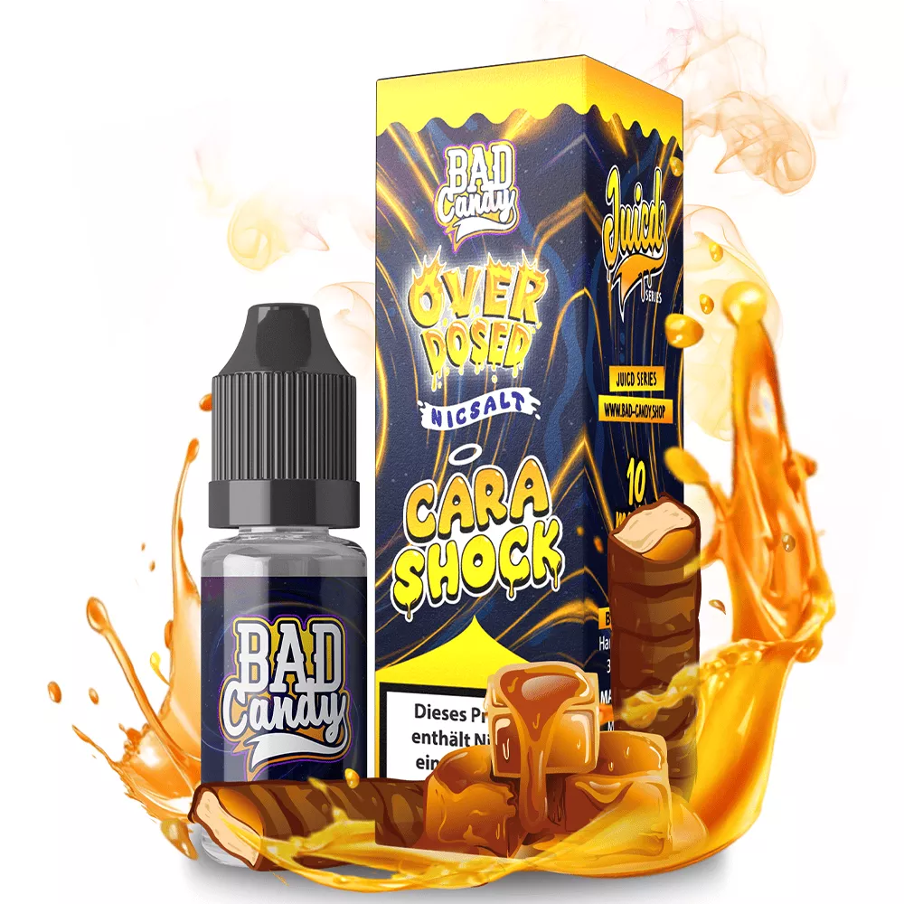 Bad Candy Nikotinsalz - Cara Shock - Overdosed 10ml Liquid 10mg STEUERWARE