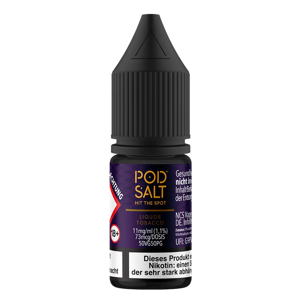Pod Salt Origin Nikotinsalz - Liqour Tobacco - Liquid 11mg 10ml STEUERWARE